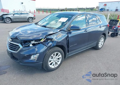 2018 Chevrolet Equinox Lt из США, поврежденный, VIN 3GNAXJEV2JL389648